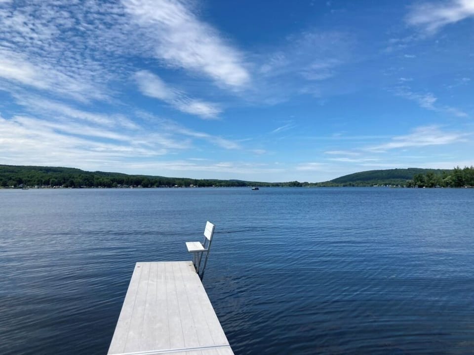 Go fishing anytime of the day right off the dock or bring your own boat