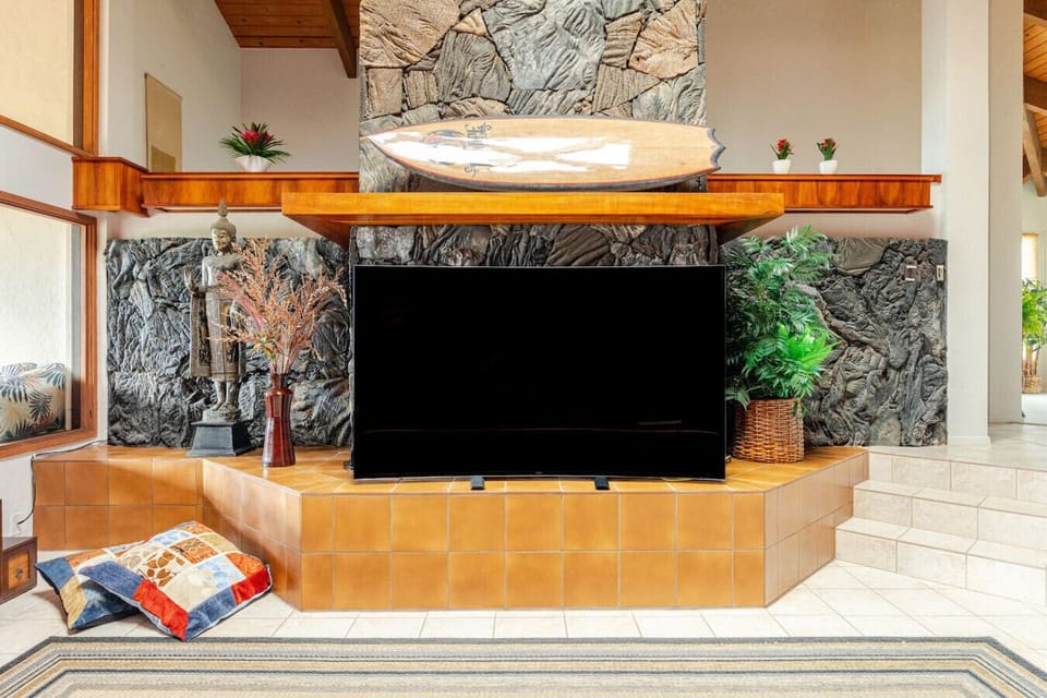 Lava Rock Wall