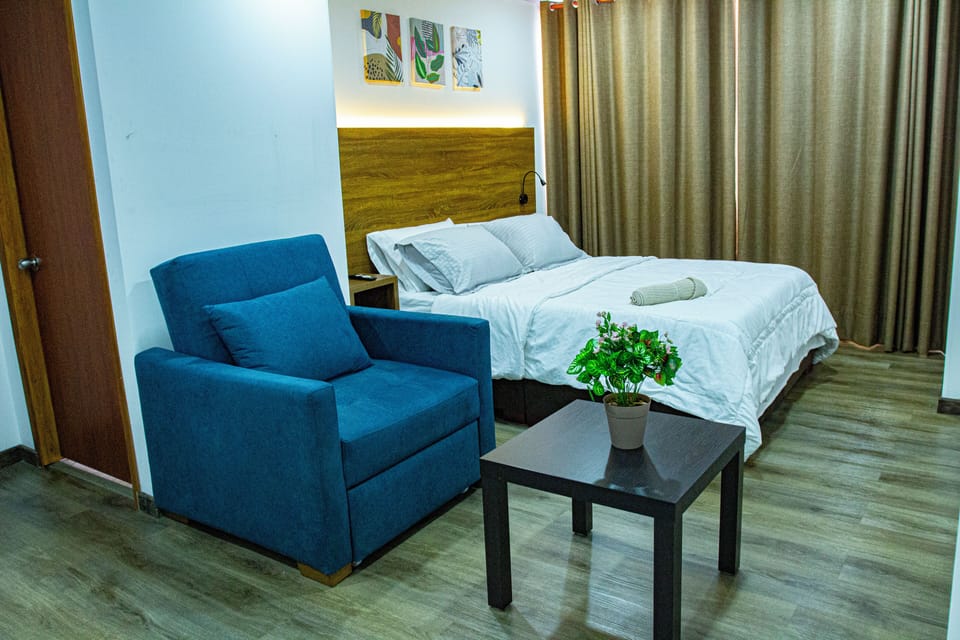 Double Room + Single Sofa Bed | 1 bedroom, minibar, laptop workspace, soundproofing