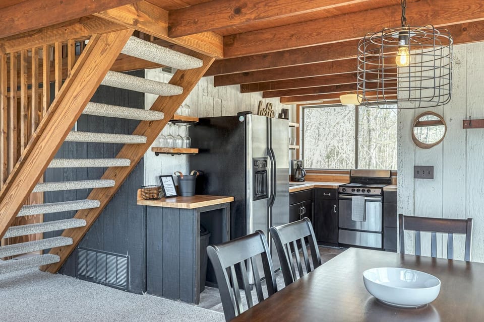 Kitchen and dining area