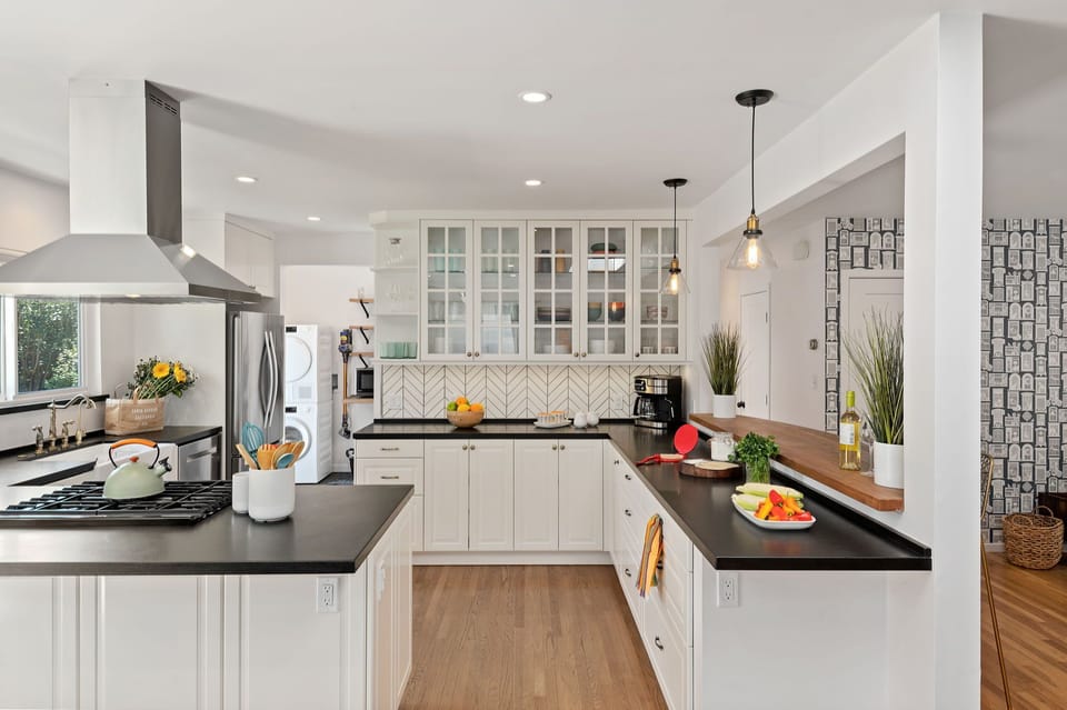 Open concept kitchen with plenty of counter space!