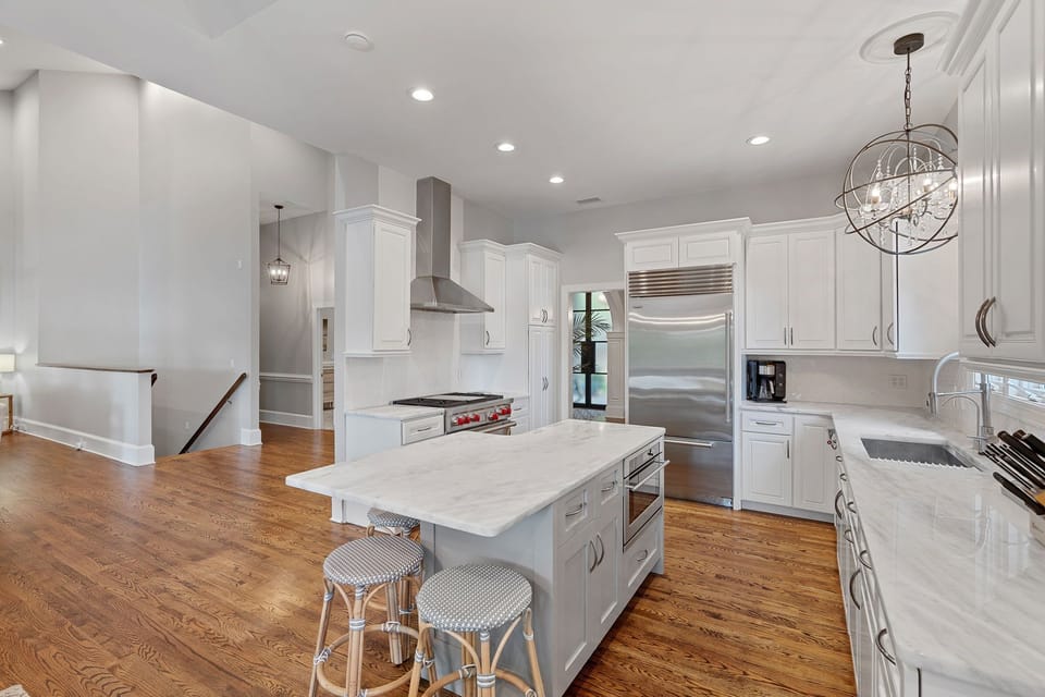Fully stocked kitchen to prep all your group meals.