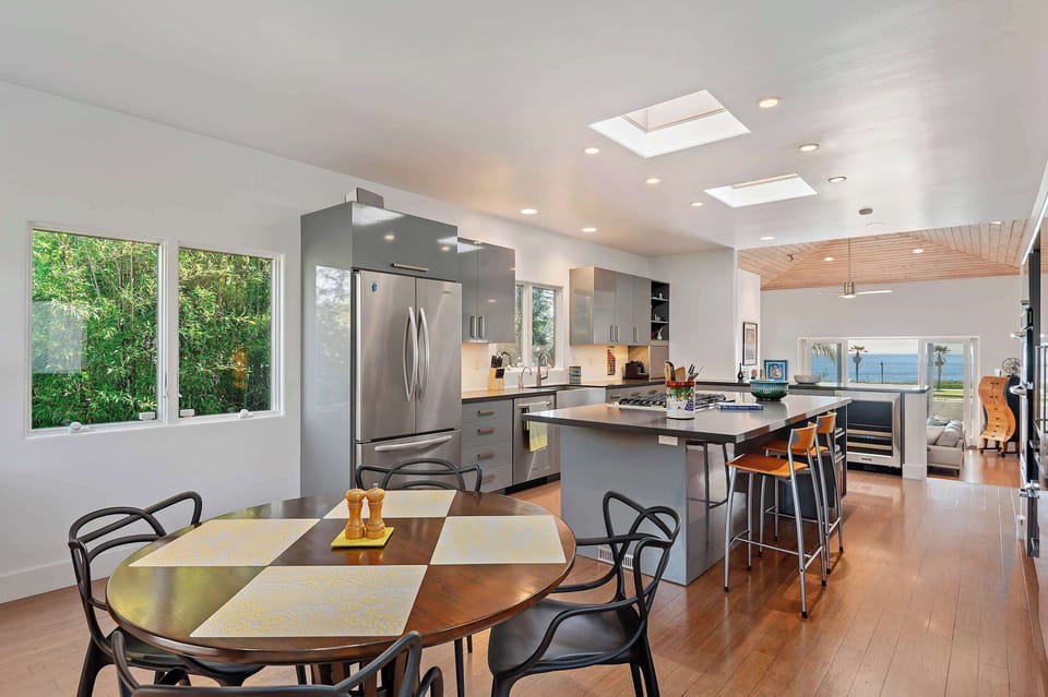 Full Kitchen with Stainless Steel Appliances