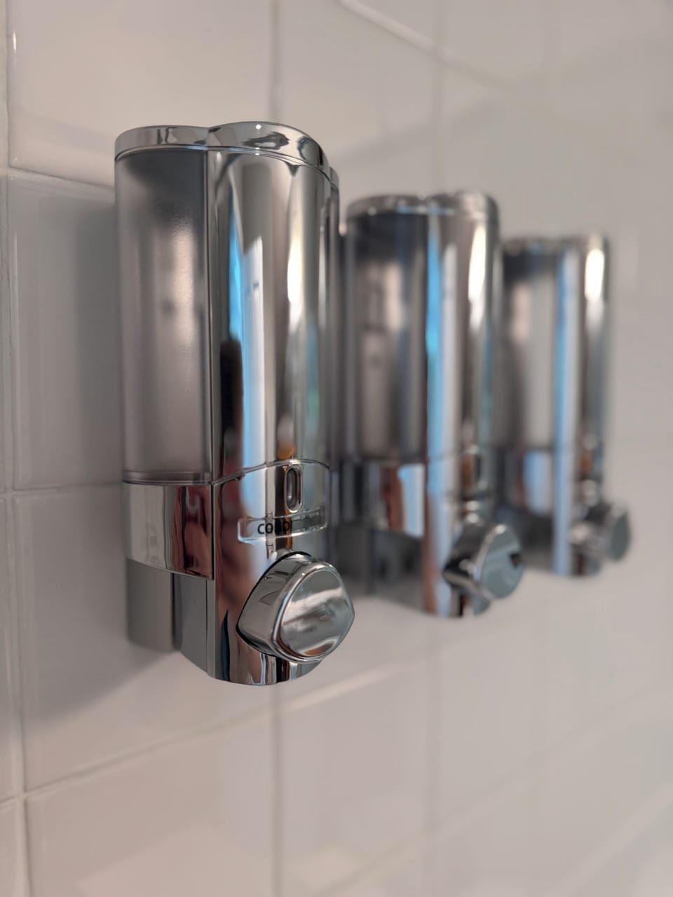 Complimentary shampoo, conditioner and body wash.