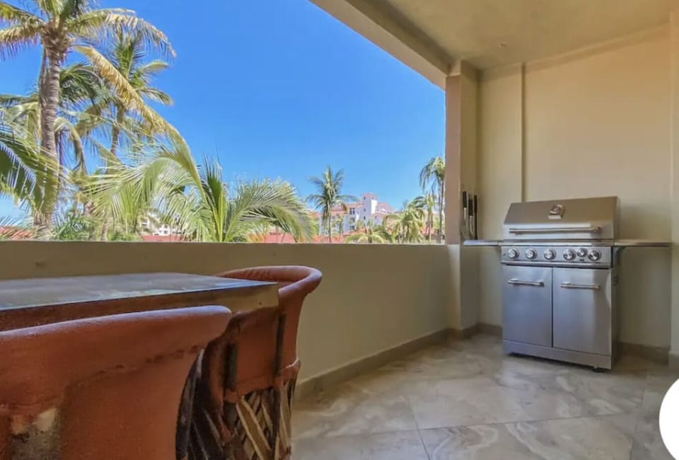Balcony and BBQ