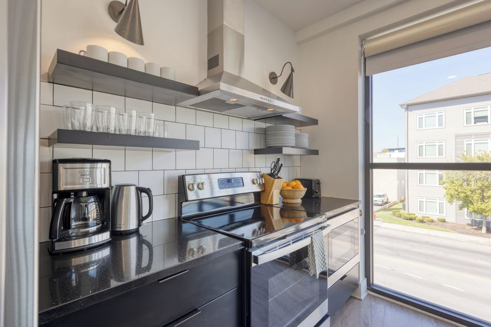 Spacious kitchen ready to take on your culinary adventures.