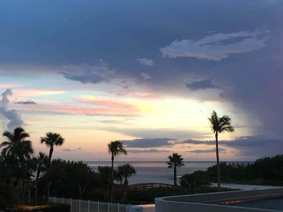 Sunset view from lanai