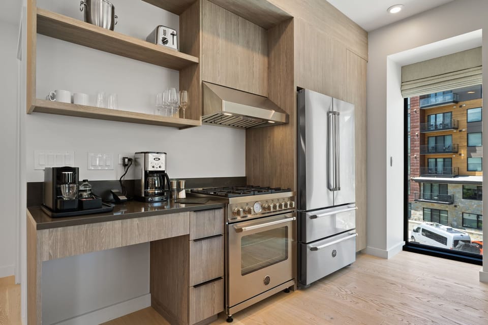 Kitchen | Canyons Village Retreat in Park City, Utah by Luxus Vacation Properties
