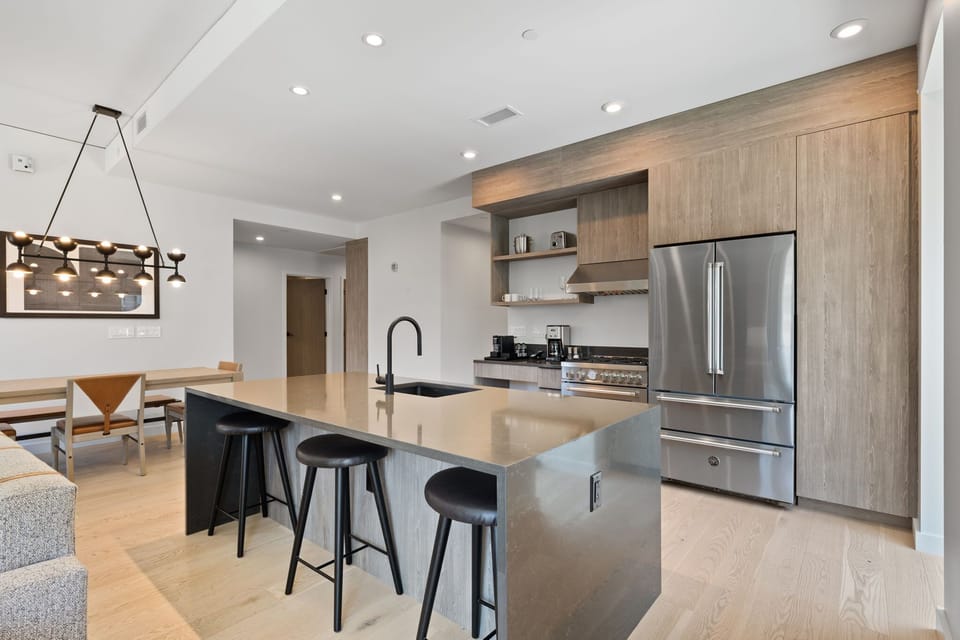 Kitchen | Canyons Village Retreat in Park City, Utah by Luxus Vacation Properties