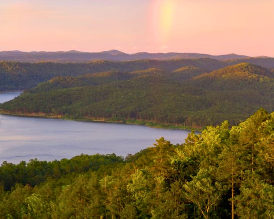 Enjoy a short drive to the stunning Broken Bow Lake, perfect for a day of relaxation, water adventures, and breathtaking views.