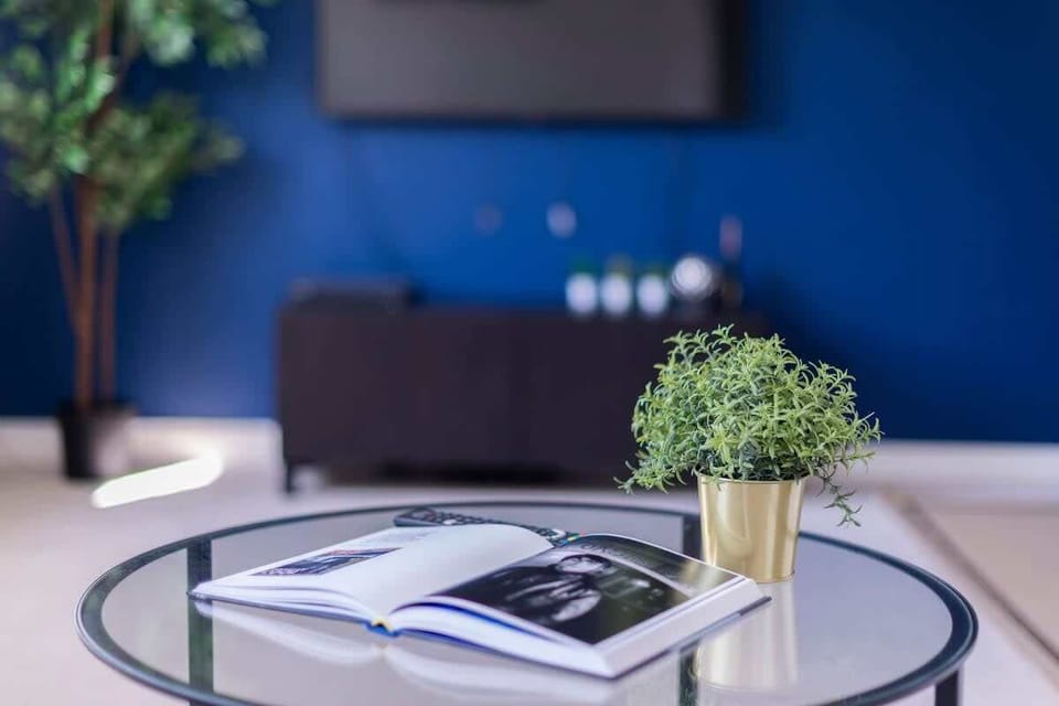 "Experience comfort and style in our modernized, spacious living room—beautifully designed for relaxing, entertaining, and making yourself at home."