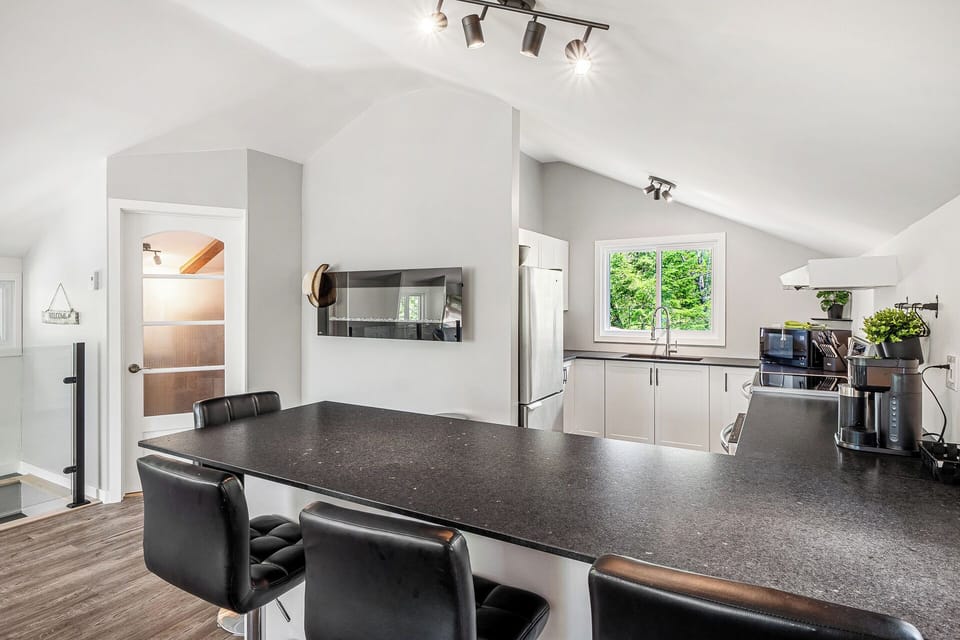 The kitchen, lunch counter