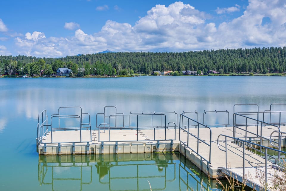 Townhome Exterior | Private Boat Slip | Lake Pagosa Access
