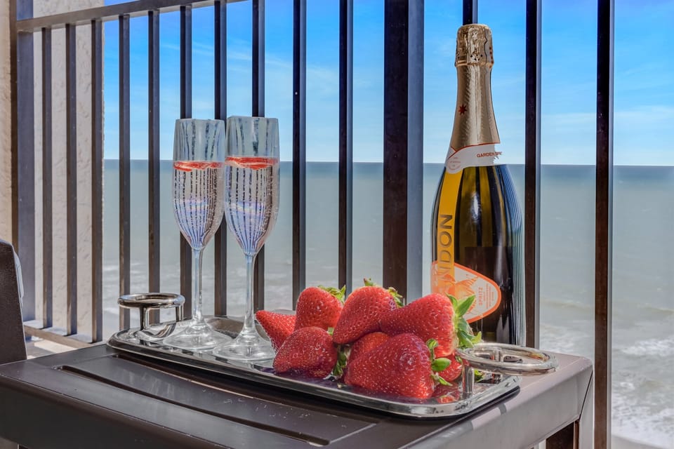 Step out onto your private balcony and feel the ocean breeze while taking in panoramic views.