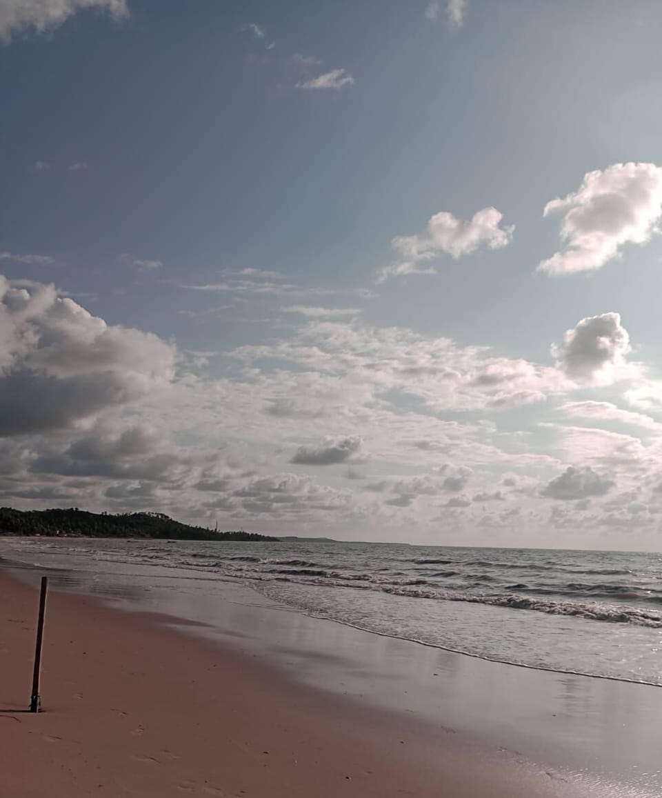 On the beach, white sand, beach bar