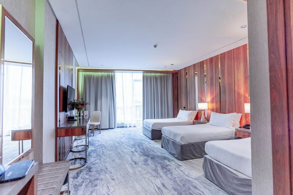 In-room safe, blackout drapes, soundproofing, iron/ironing board