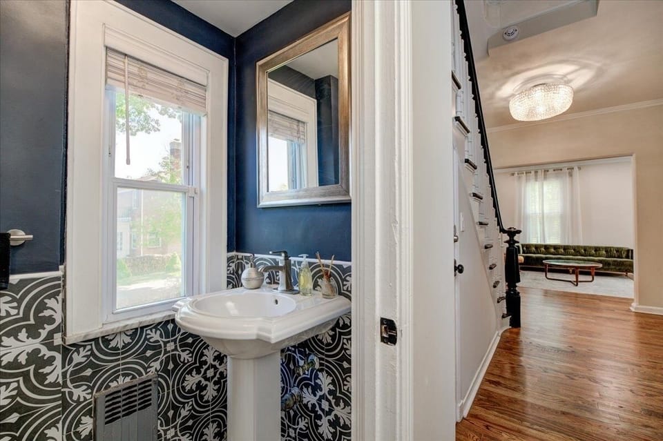 Powder room on main floor
