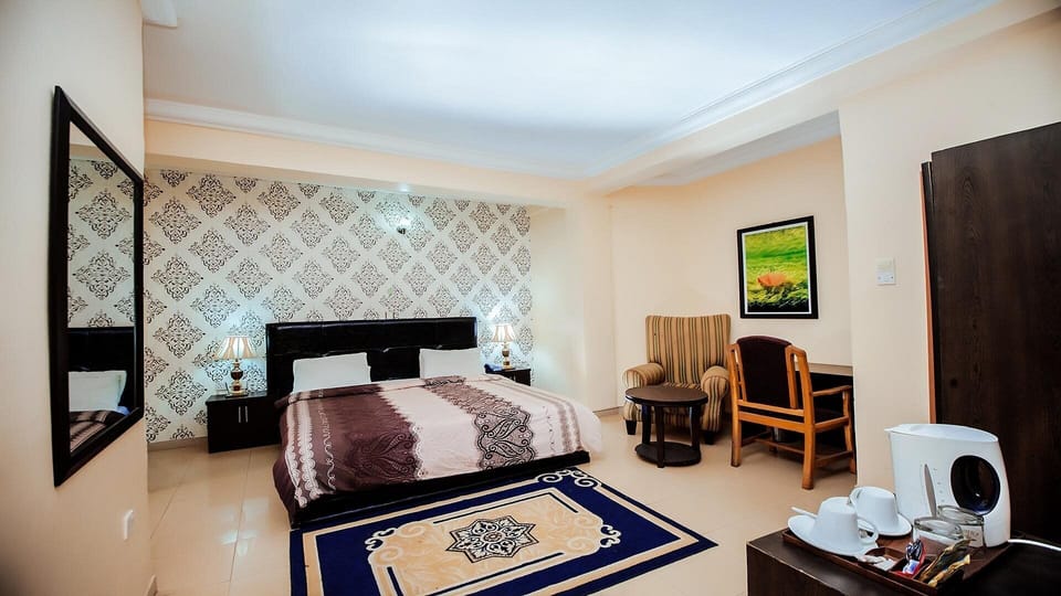 Luxury Room, Balcony, City View | Desk, laptop workspace, free WiFi