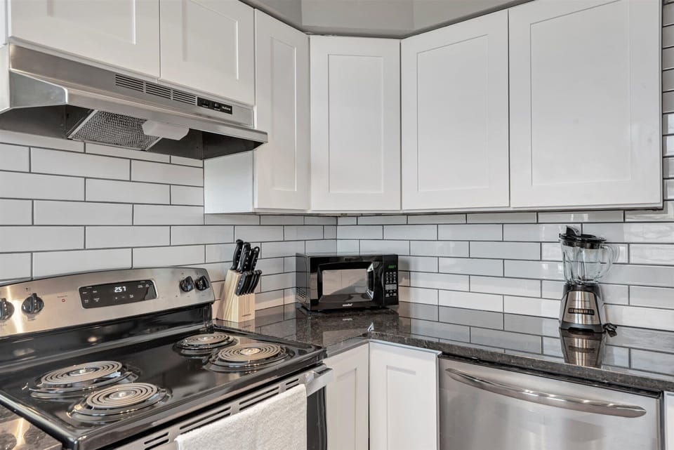 Fully stocked kitchen