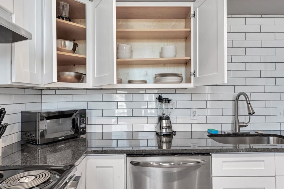 Fully stocked kitchen