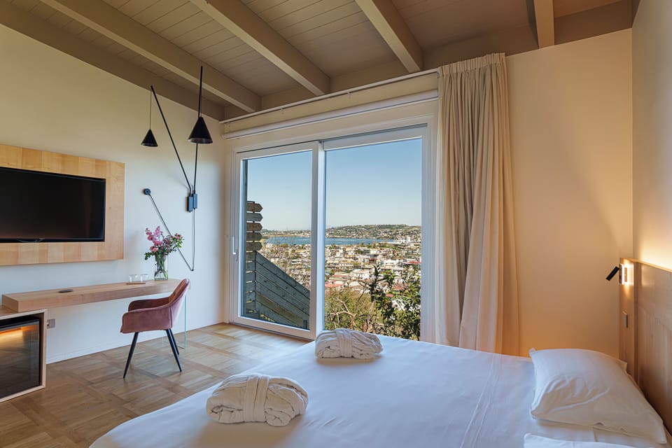 Deluxe Suite, Sea View | Minibar, in-room safe, free WiFi