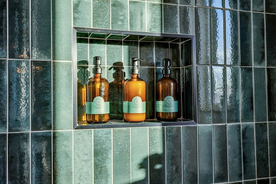 Organic spa shower amenities from The Good Fill!