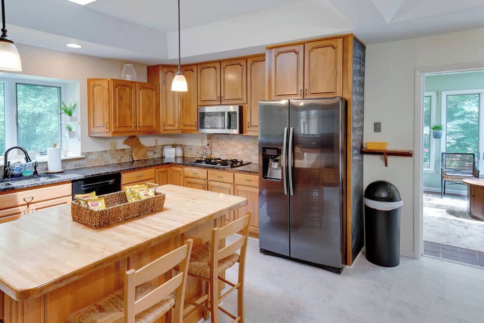 Gas stove and microwave