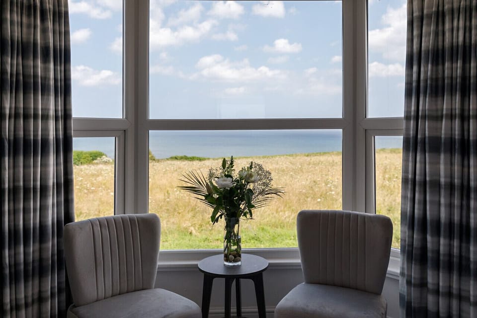 Bedroom views out to sea