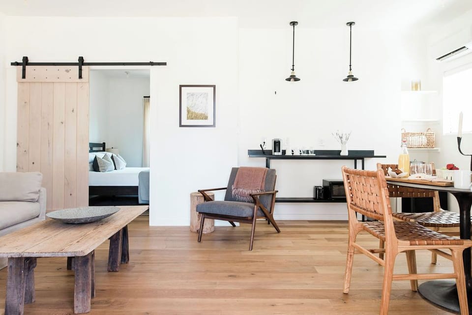 Cottage No.16 | Living area | 49-inch flat-screen TV with satellite channels