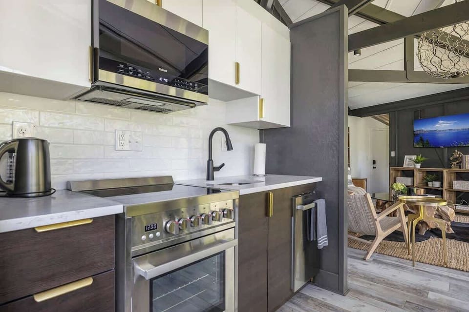 Modern updated kitchen, chic & sleek
