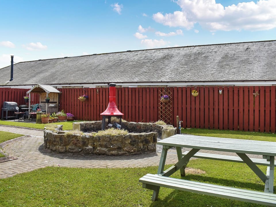 Patio | Plover Cottage - Hadrians Wall Country Cottages, Haydon Bridge