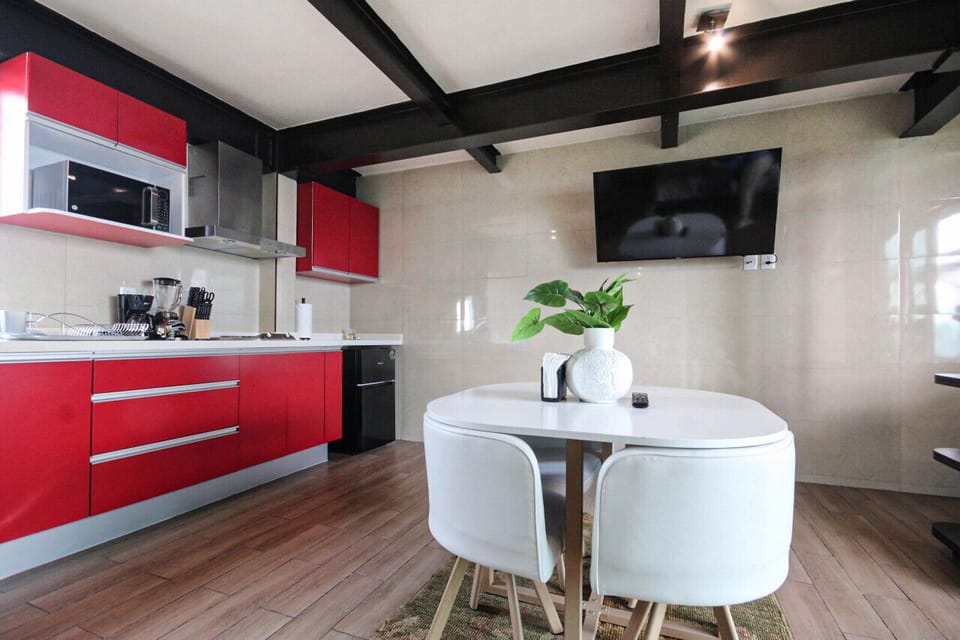 Kitchen and dining room