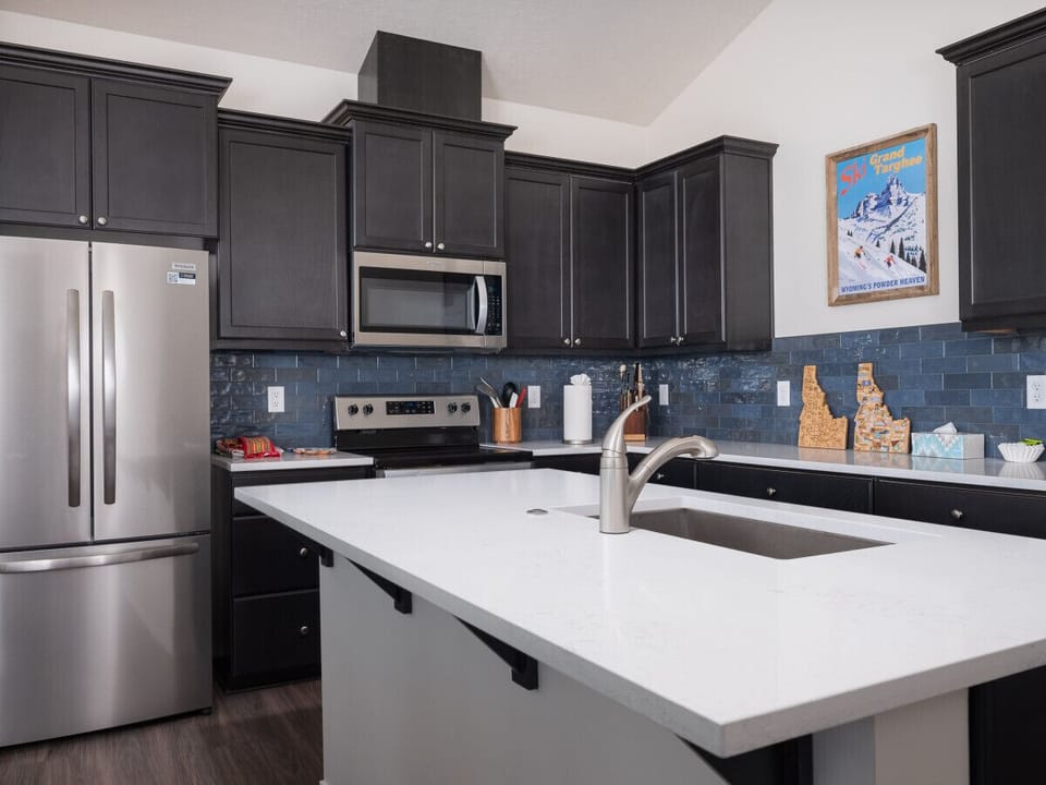 Open concept kitchen