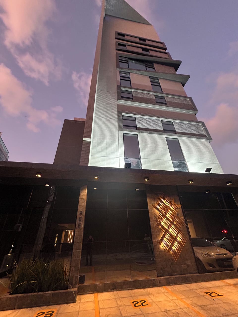 Front of property - evening/night