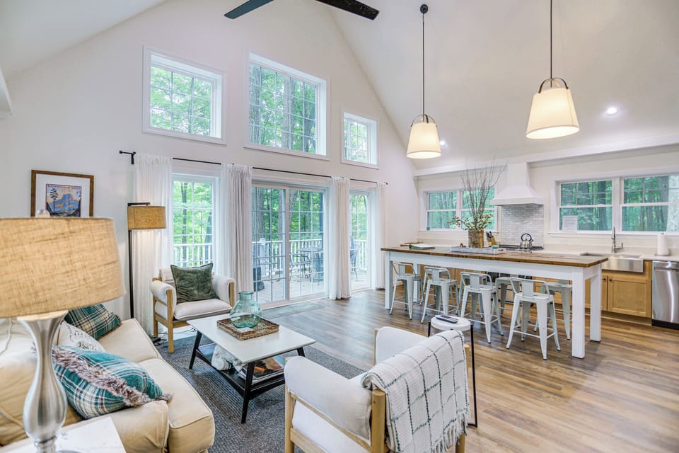 Living Room | 1st Floor | Mini-Split A/C Units | 3-Story Home