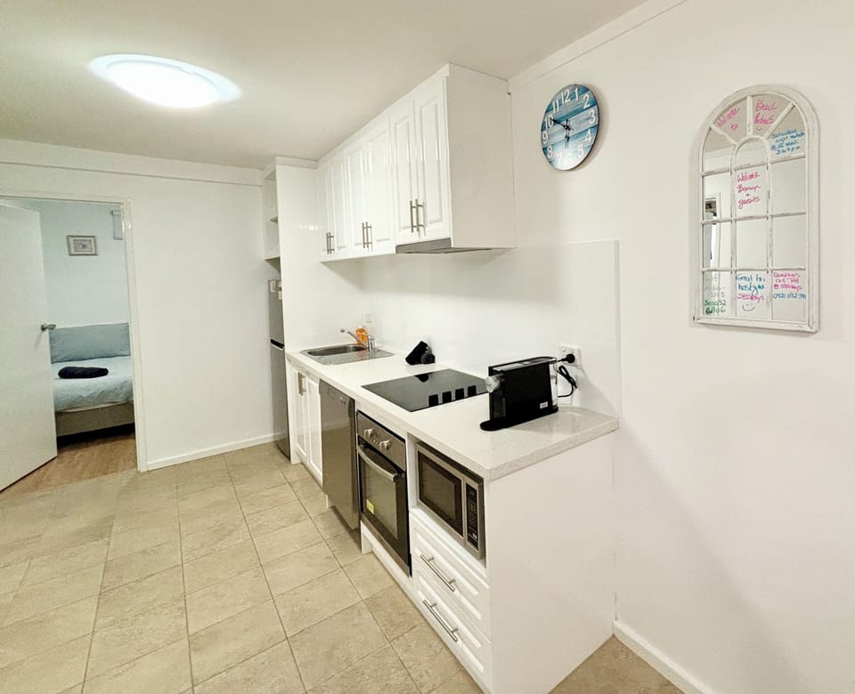 Kitchen with coffee maker