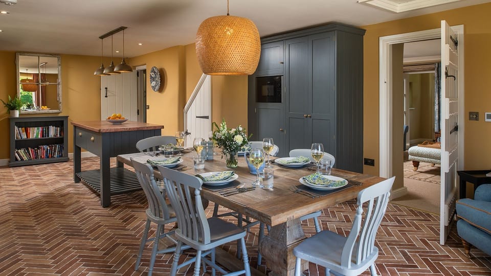 Dine together, serving local produce and lingering over conversation