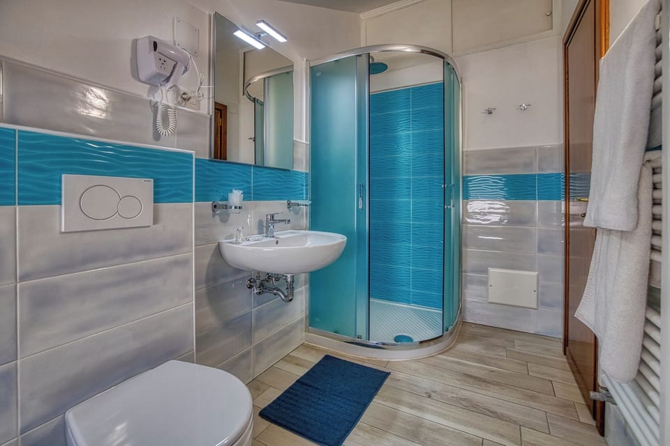 Standard Double Room | Bathroom | Shower, free toiletries, hair dryer, bidet