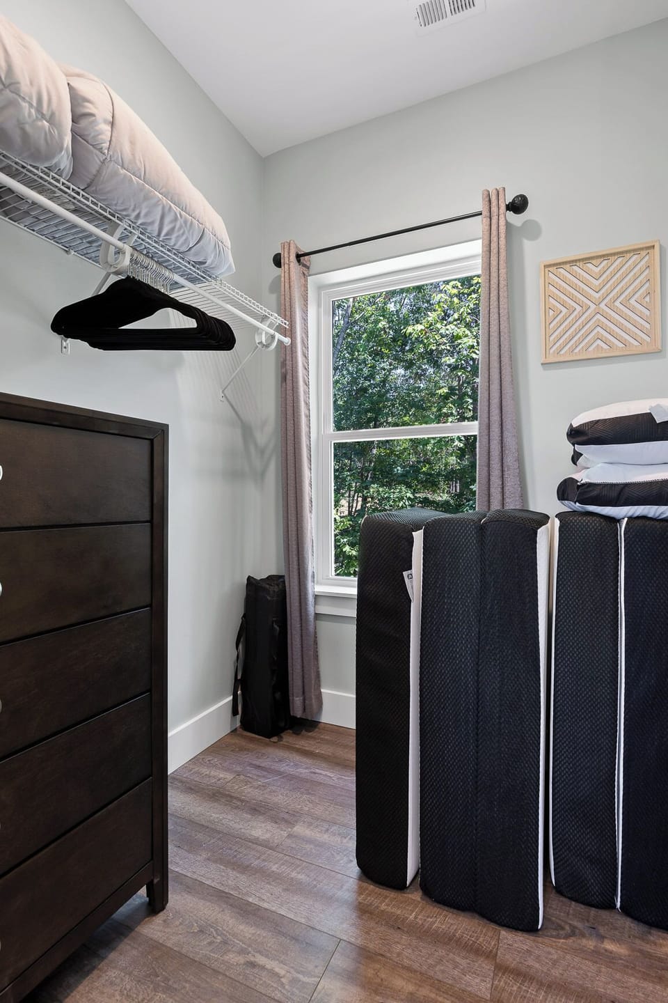 TOP Walk-in-closet w: Pack-n-Play & (2) Twin Mattresses 1