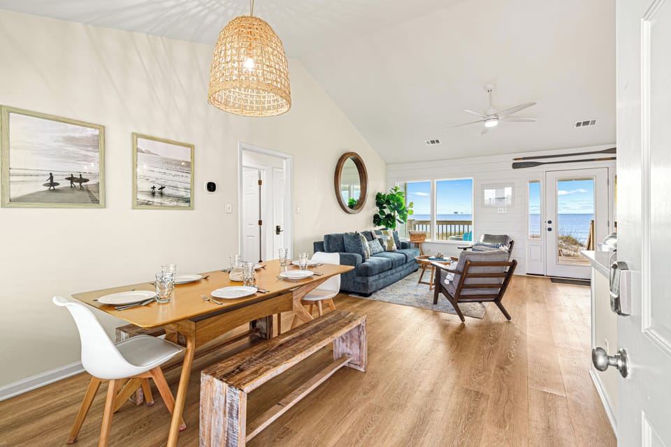 Large dining area.