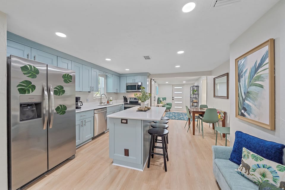 House 1 - This incredible open-floor plan means that no one has to miss out on the fun while on vacation!