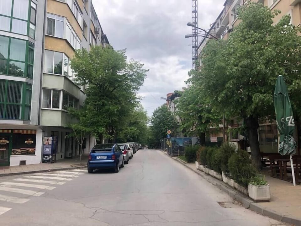 This is the street in front of the building 