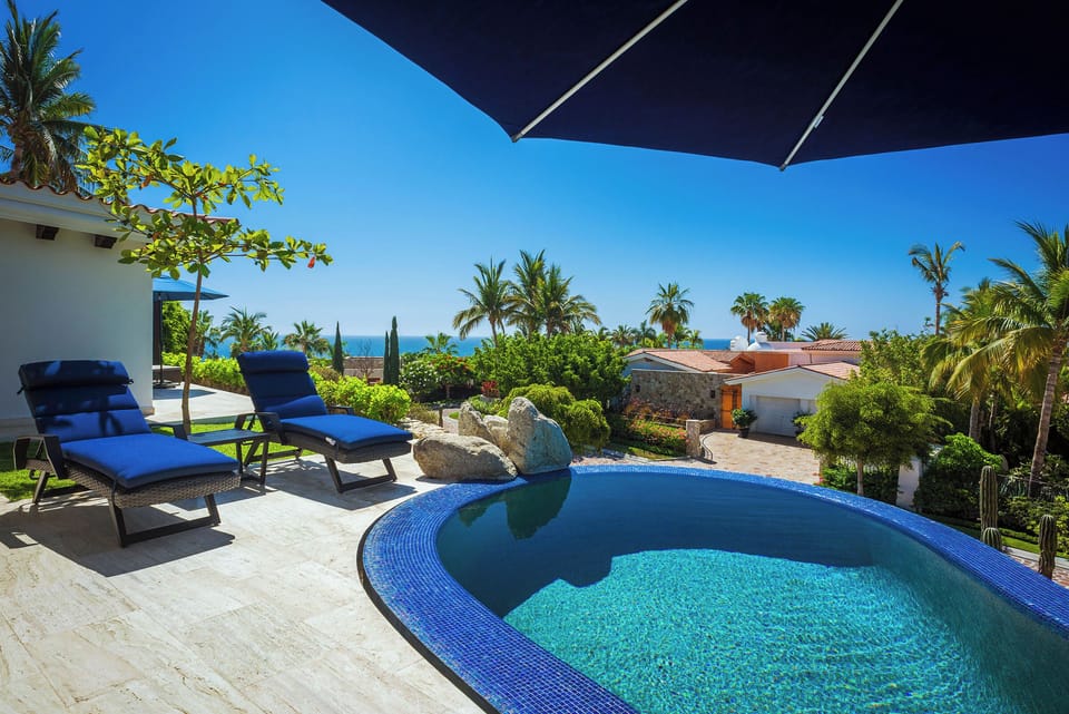Villa Esperanza, a luxury ocean-view villa in Palmilla Caleta with a private heated pool and outdoor terrace, Los Cabos.