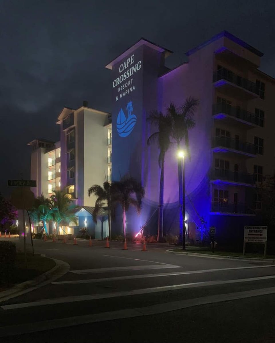 Outside Condo building