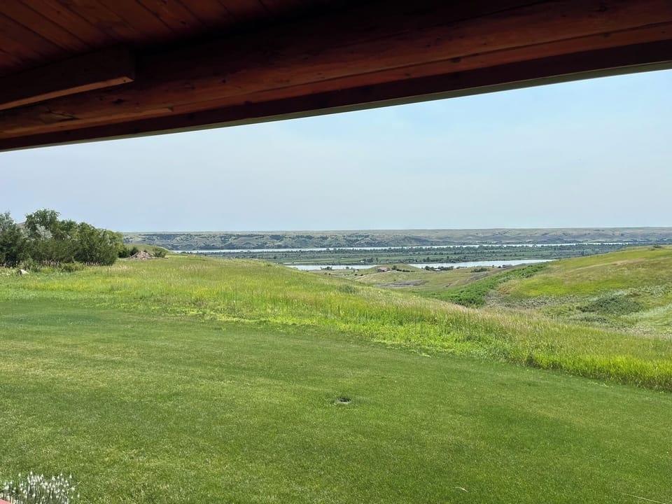view off of the deck