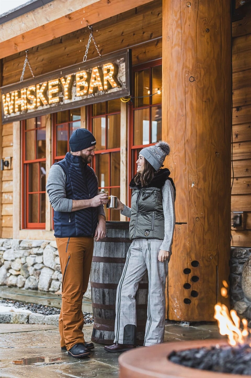 Check out the Whiskey Pig Pavilion for fine rye and comfort food.