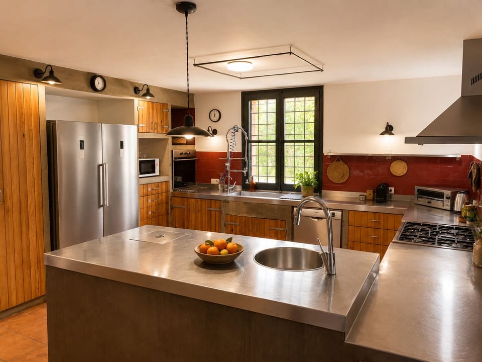 Fully equipped kitchen for groups