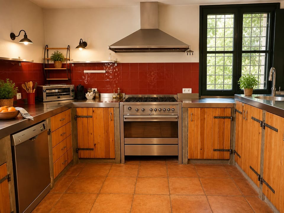 Fully equipped kitchen for groups