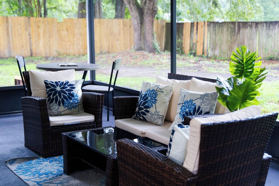 Covered patio