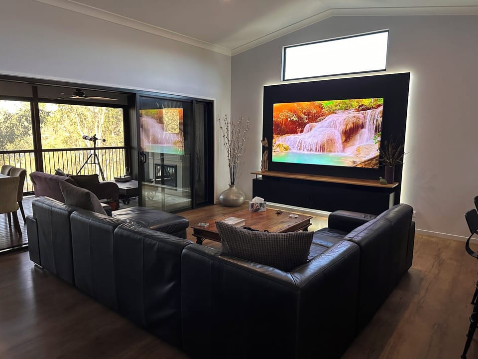 Living Area and Entertainment System